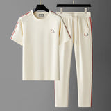 Luca Ice Silk Lounge Set – Lightweight Men’s Summer Co-ord with Cooling Fabric