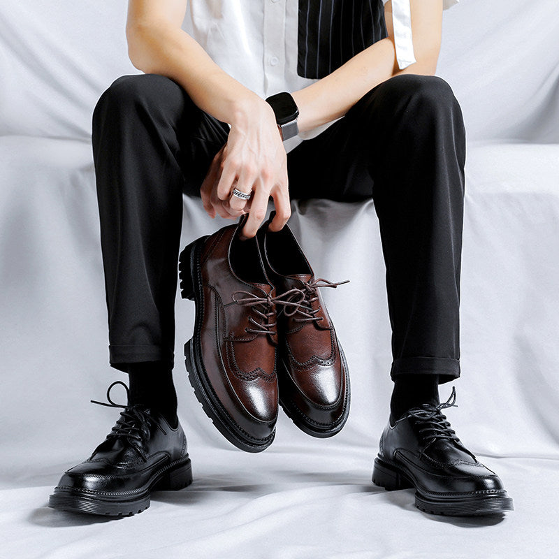 Andrew Men’s Brogue Leather Dress Shoes