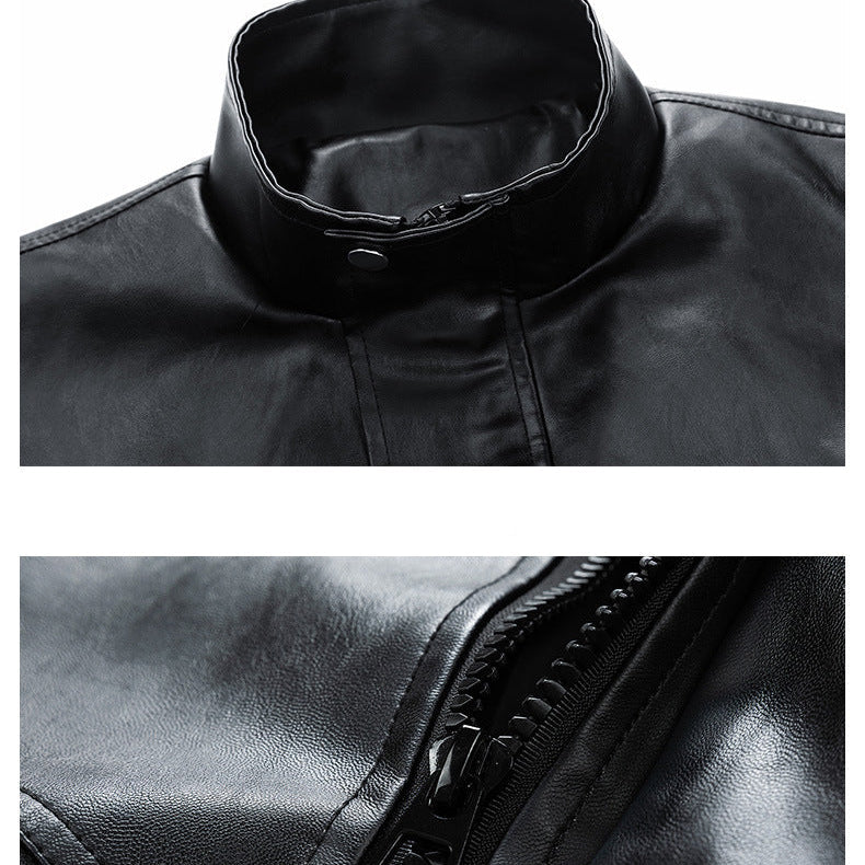 Marco Genuine Leather Bomber Jacket – Soft Durable Casual Outerwear