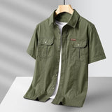 Callum Cotton Shirt – Textured Button-Up for Layered Looks and Warm Days
