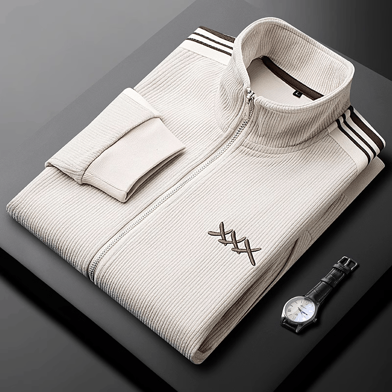 Graham Corduroy Tracksuit – Men’s Heritage-Inspired Two-Piece Set with Vintage Texture