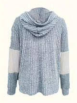 Portland Color Block Jacket – Soft Ribbed Knit with Relaxed Fit for Transitional Weather 5