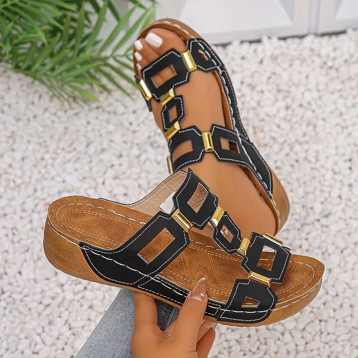Portland Slip-On Sandals – Breathable Synthetic with Arch Support 4