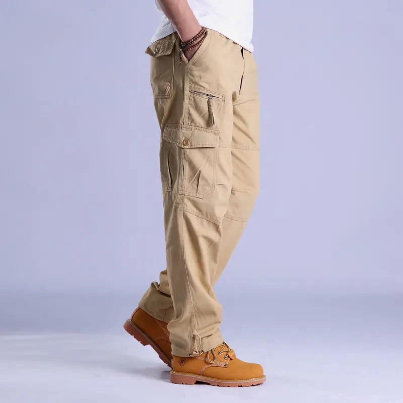 Matteo Cotton Cargo Pants – Relaxed Fit Men’s Utility Trousers