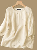 Milo Embroidered Boho Blouse
