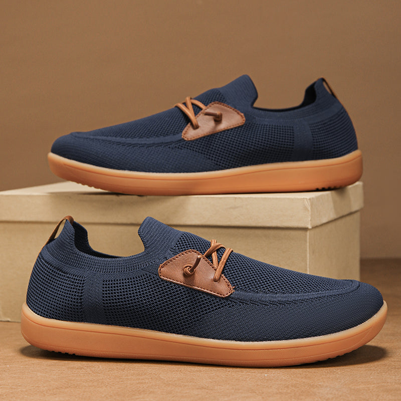 Xavier Mesh Slip-On Loafers – Breathable Memory Foam Casual Shoes