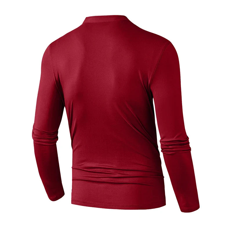 Brennan Half Zip Cotton Polo Shirt – Sleek Everyday Performance Top
