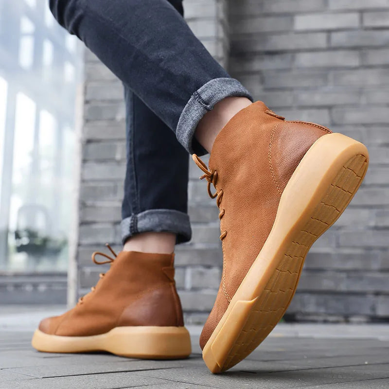 Torino Ankle Leather Shoes