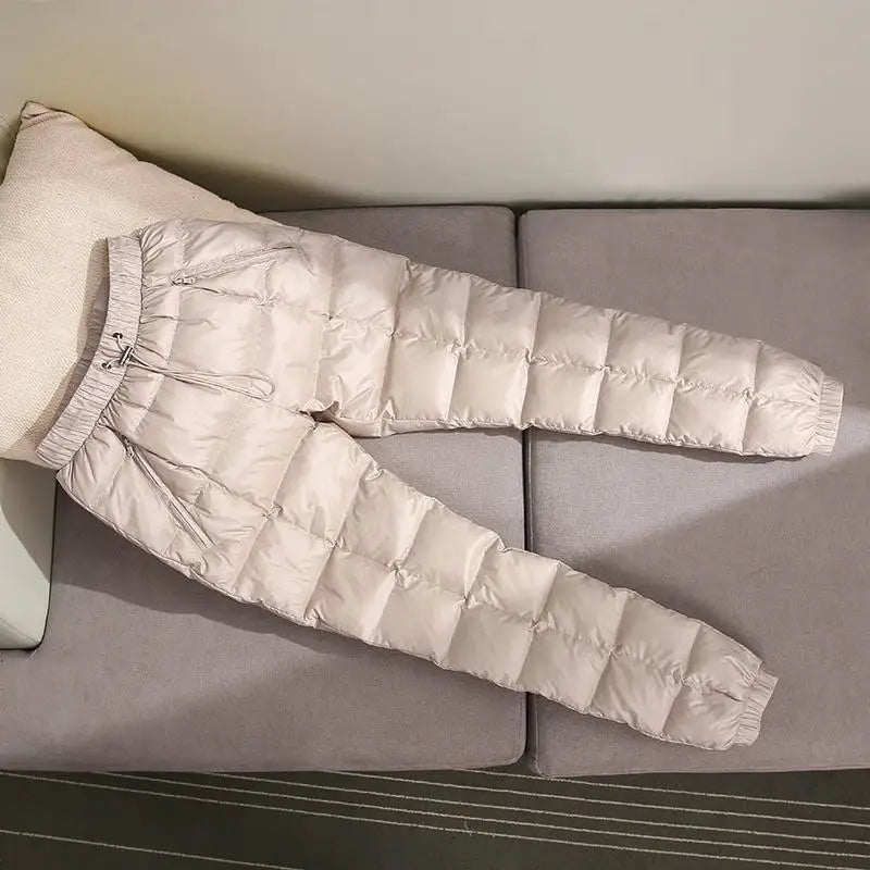 Endira Women’s Winter Down Pants – Lightweight Insulated Shell for Cold Weather Comfort