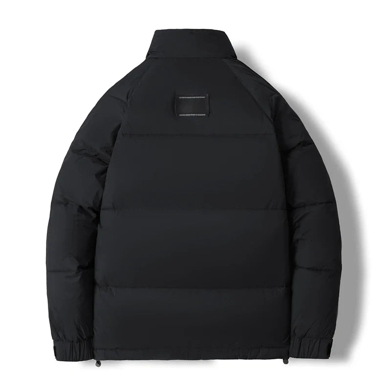 Adrian Men's Puffer Jacket – Down-Fill Winter Jacket with Stand Collar