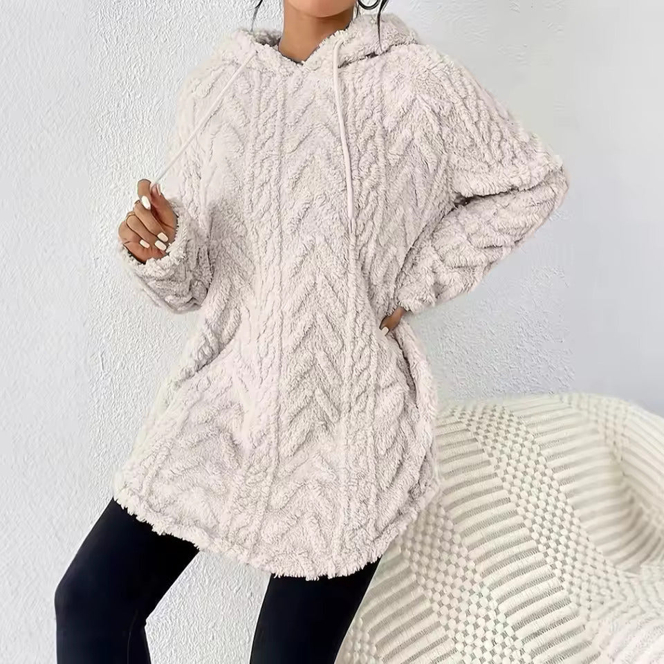 Lyndsay Women’s Sweater – Hoodie Soft Cotton Blend Long Sleeve Pullover