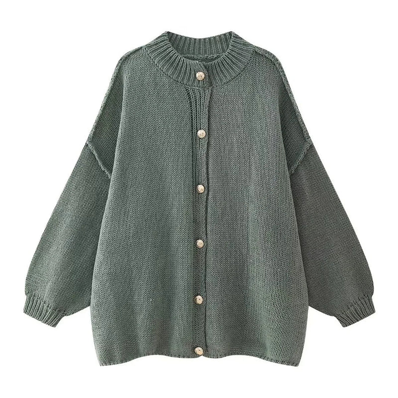 Xavier Chic Metal Button Cardigan