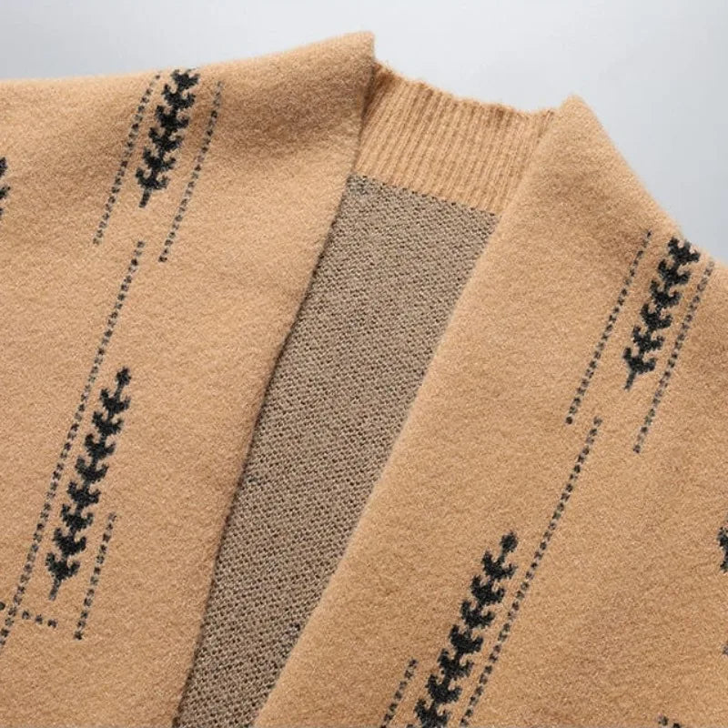 Rio Men’s Knit Cardigan – Open-Front Design with Relaxed Fit