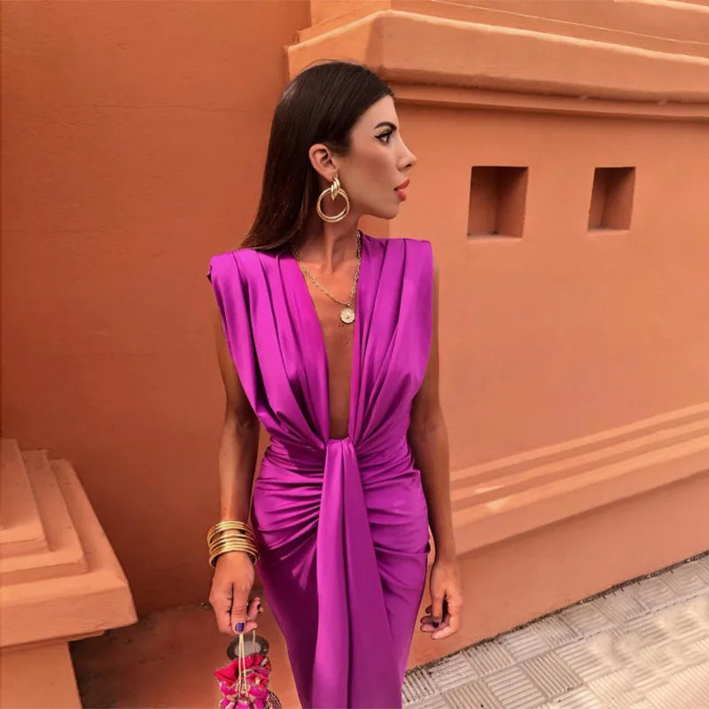 Lucia Sleeveless Summer Dress – Breezy Comfort with Everyday Elegance