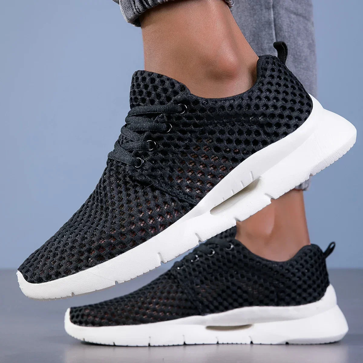 Logan Mesh Trainers – Lightweight Performance Sneakers for All-Day Breathability