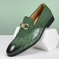 Easton Men’s Leather Loafers – Genuine Leather & Suede Slip-On Dress Shoes