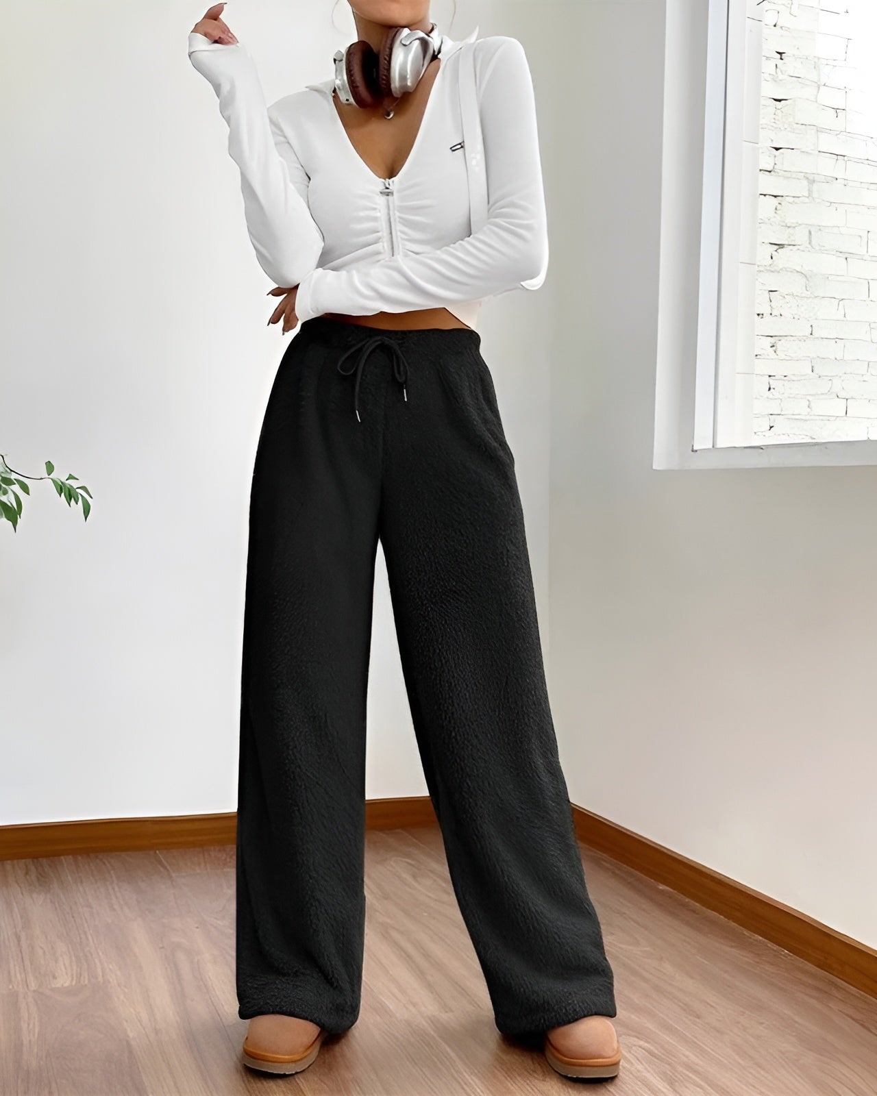 Rocco Fuzzy Lounge Fleece Pants