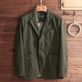 Harrison Men’s Blazer Jacket – Tailored Fit with Slit Pockets & Button Closure