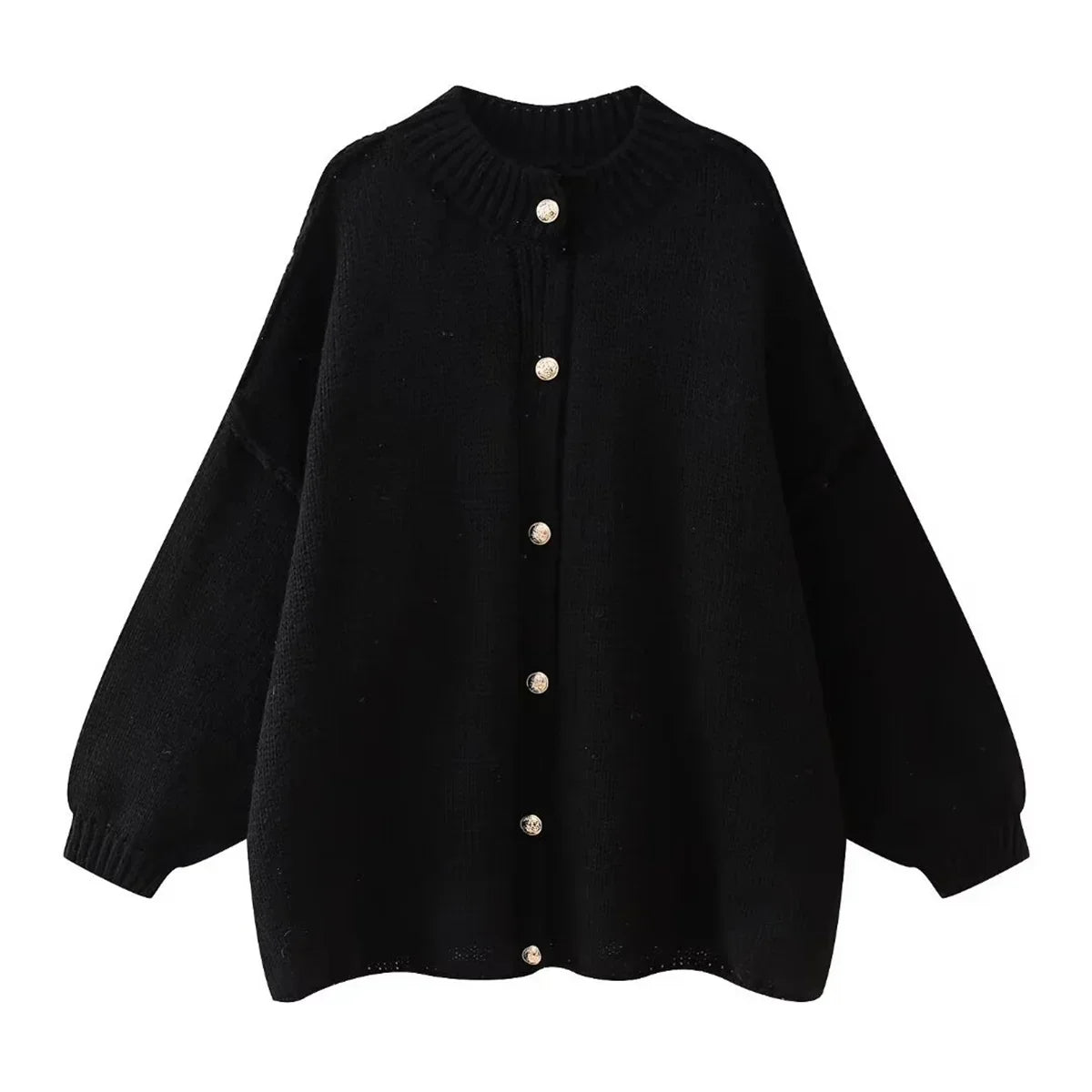 Xavier Chic Metal Button Cardigan