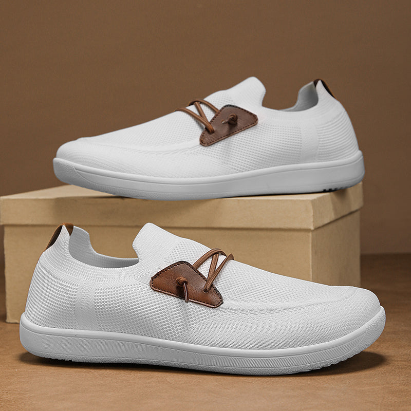 Xavier Mesh Slip-On Loafers – Breathable Memory Foam Casual Shoes