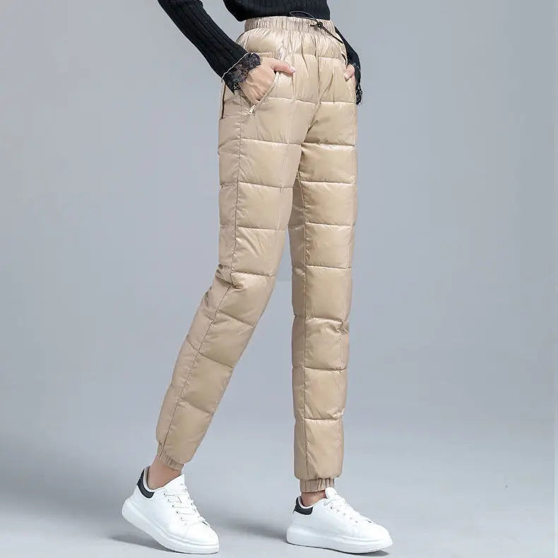 Endira Women’s Winter Down Pants – Lightweight Insulated Shell for Cold Weather Comfort