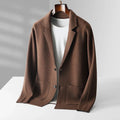 Marcus Men’s Cashmere Cardigan – Button Up Knit Sweater with Pockets