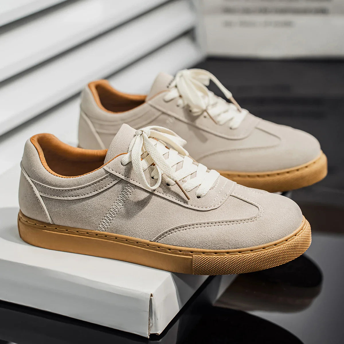 Mara Suede Sneakers – All-Season Lightweight Shoes