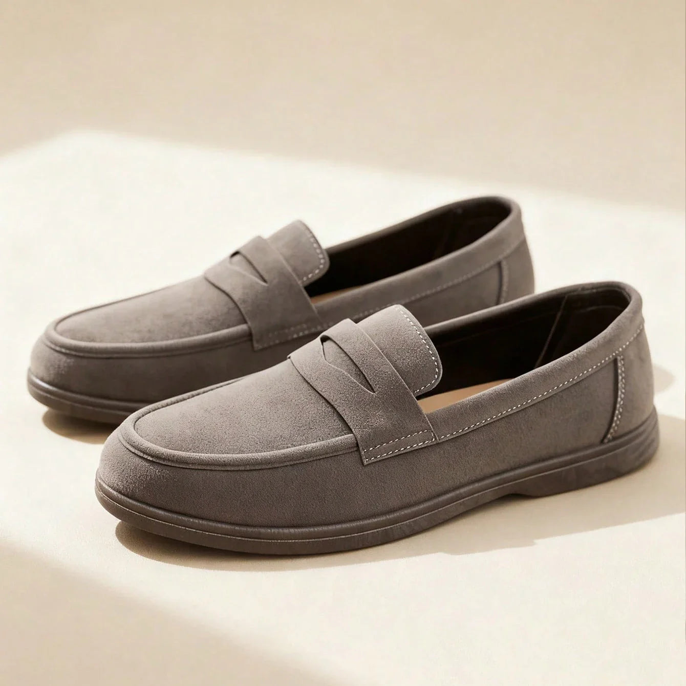 Edward Men’s Suede Loafers – Tailored Casual Shoes