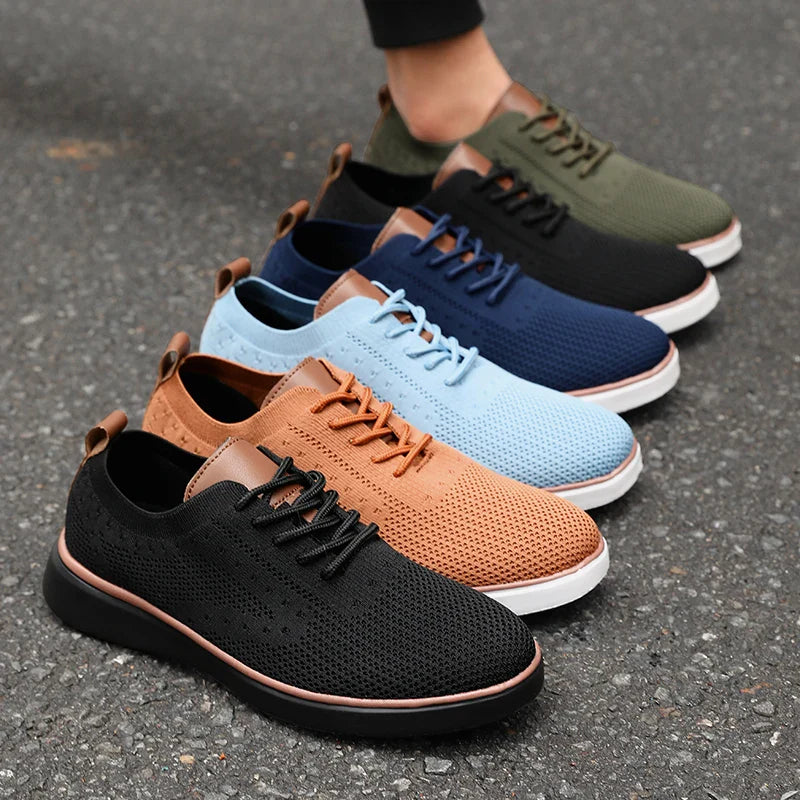 Delmar Flex Sneakers - Lightweight Breathable Walking Sneakers