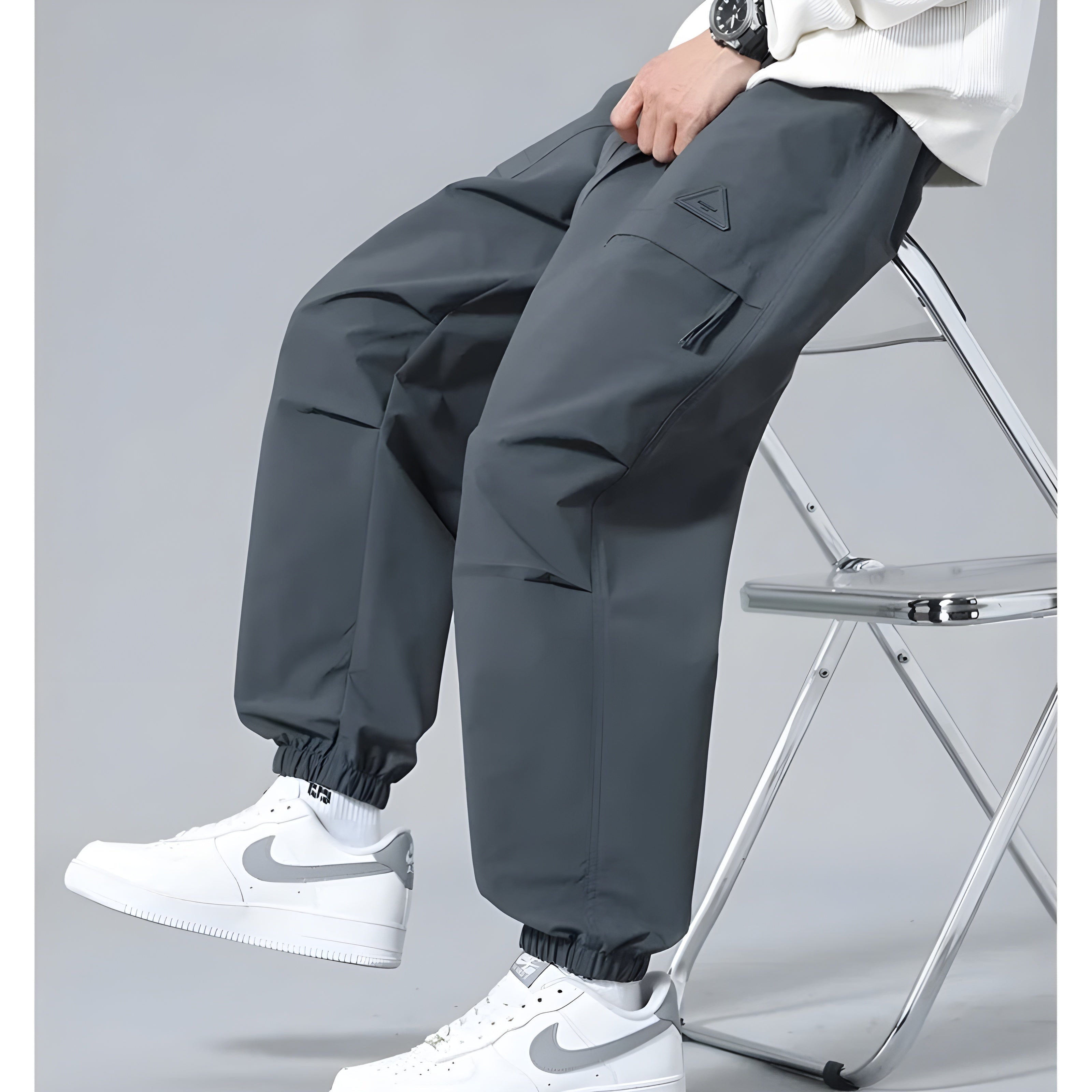 Kai Casual Straight-Leg Cargo Pants