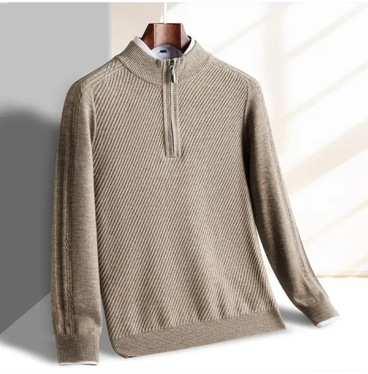 Sven Men’s Quarter-Zip Sweater – Lightweight Soft Knit Pullover