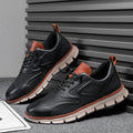Carter Men’s Leather Sneakers – No-Tie Leather Shoes