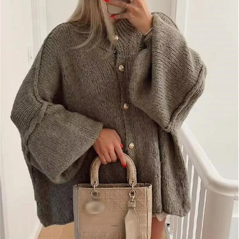 Xavier Chic Metal Button Cardigan