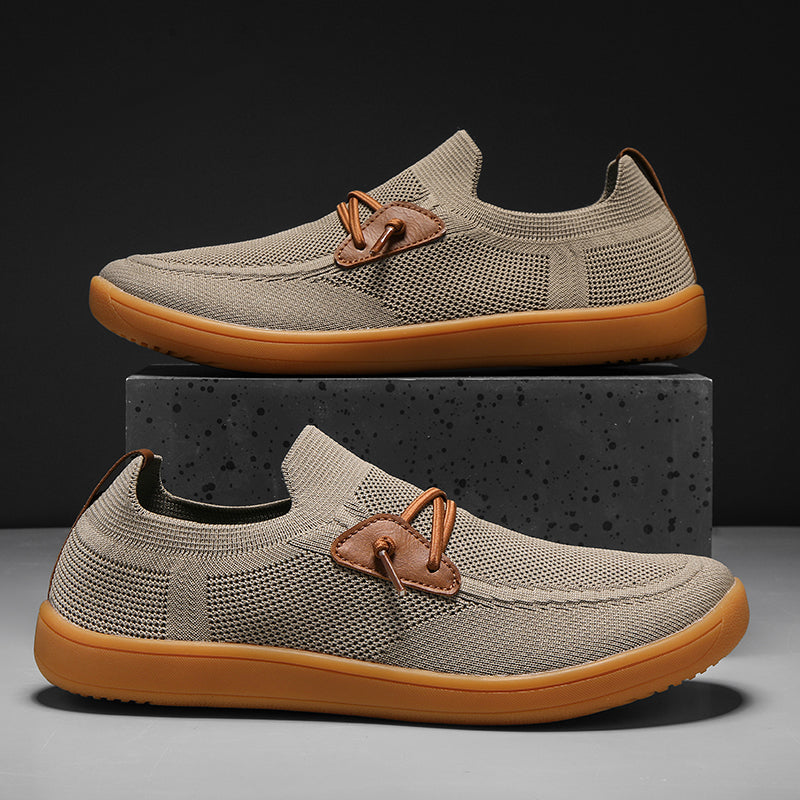Xavier Mesh Slip-On Loafers – Breathable Memory Foam Casual Shoes