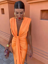 Lucia Sleeveless Summer Dress – Breezy Comfort with Everyday Elegance