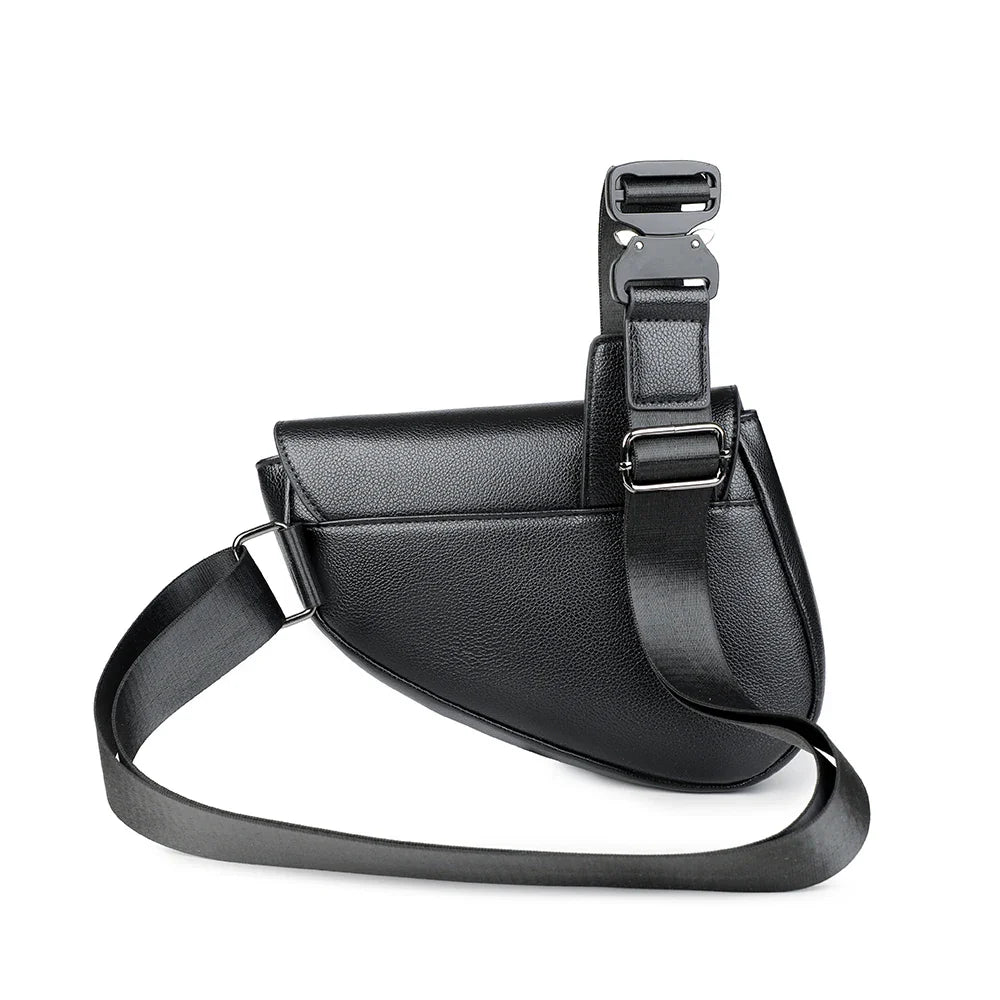 Ashby Saddle Crossbody Bag – Eco Leather Design with Adjustable Strap