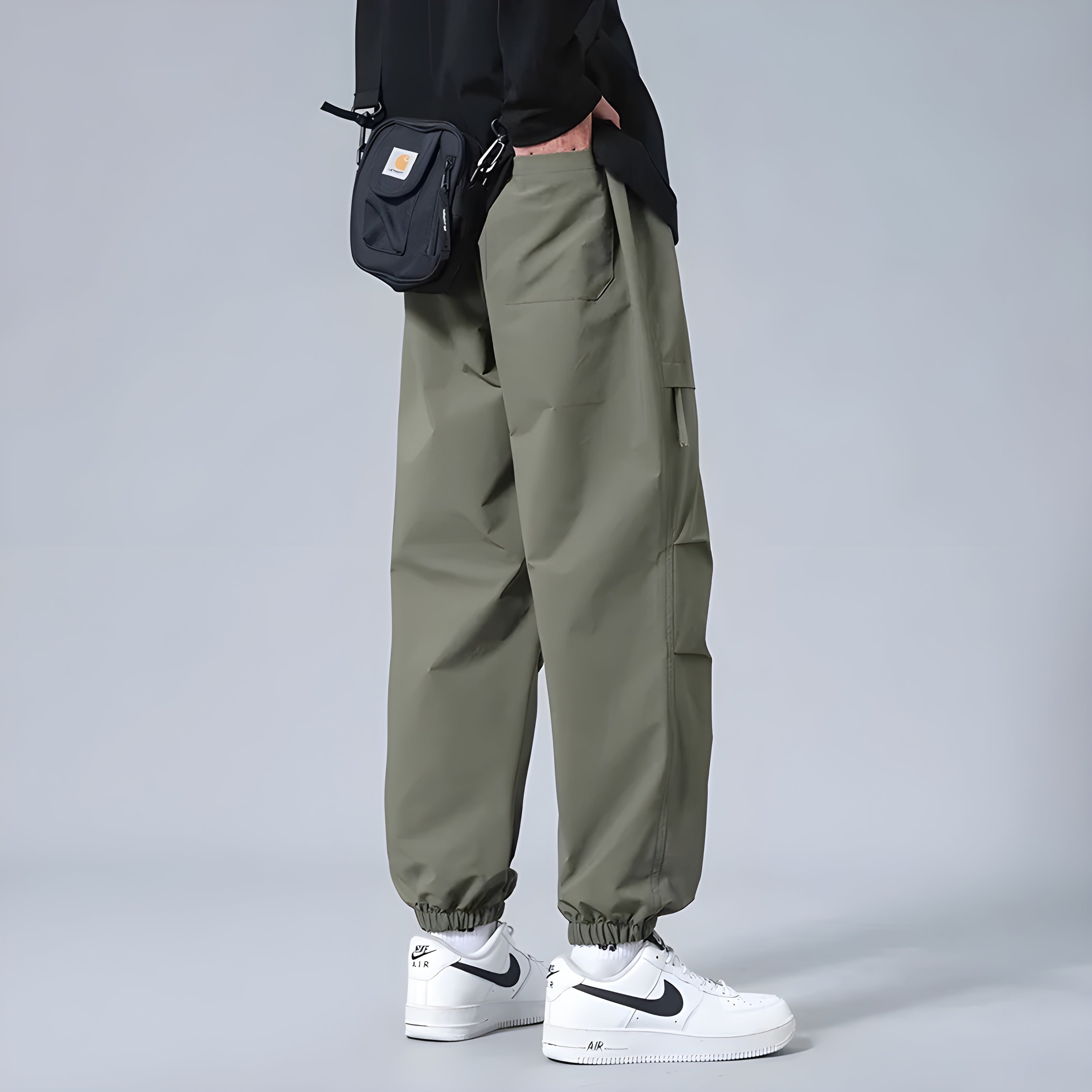 Kai Casual Straight-Leg Cargo Pants