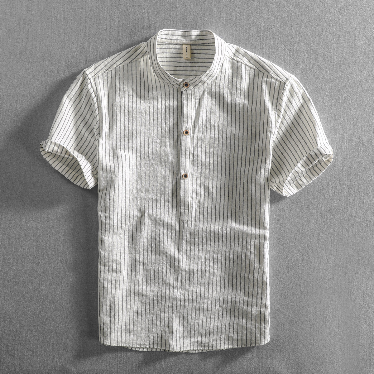 Isla Button-Up Henley Shirt