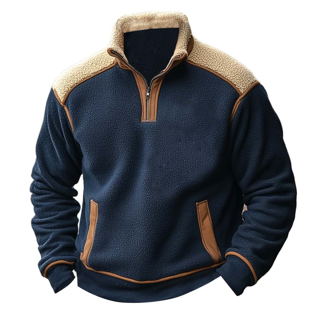 Colorado Quarter Zip Sherpa Sweater