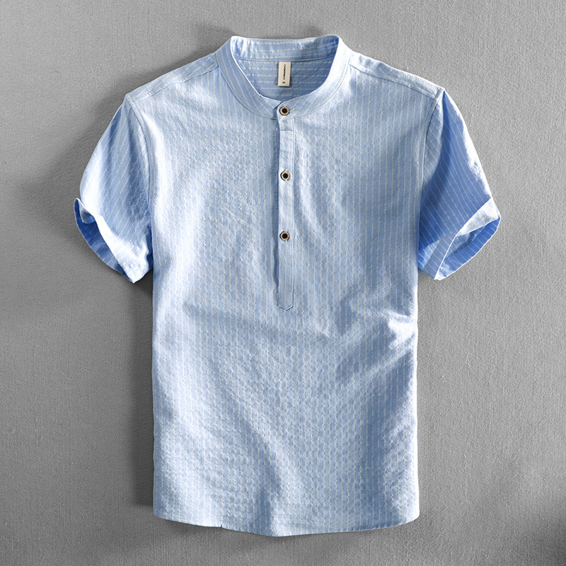 Isla Button-Up Henley Shirt