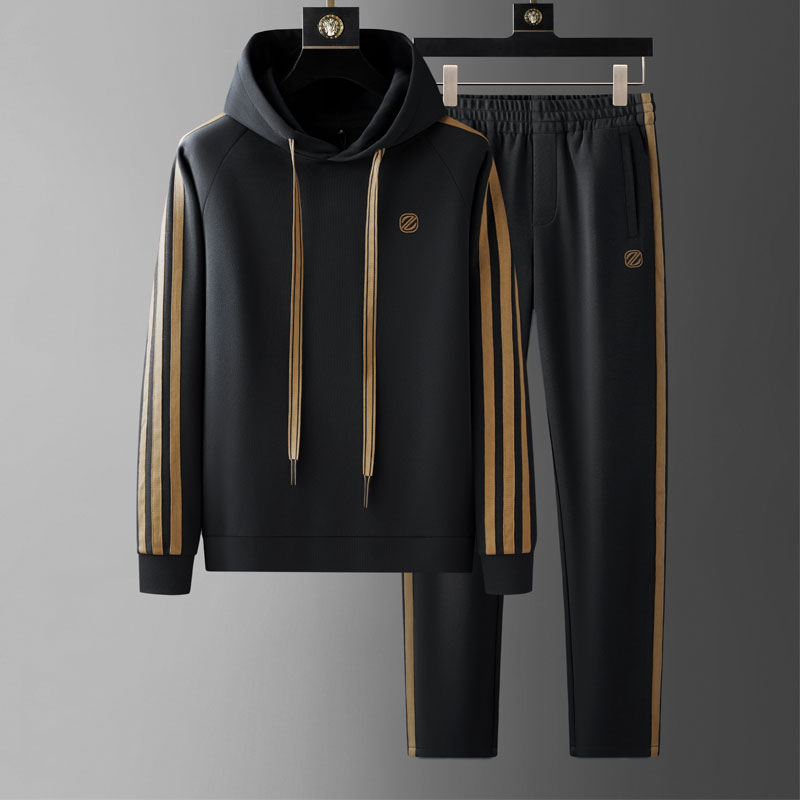 Austin Lycra Hoodie Men's Tracksuit Set