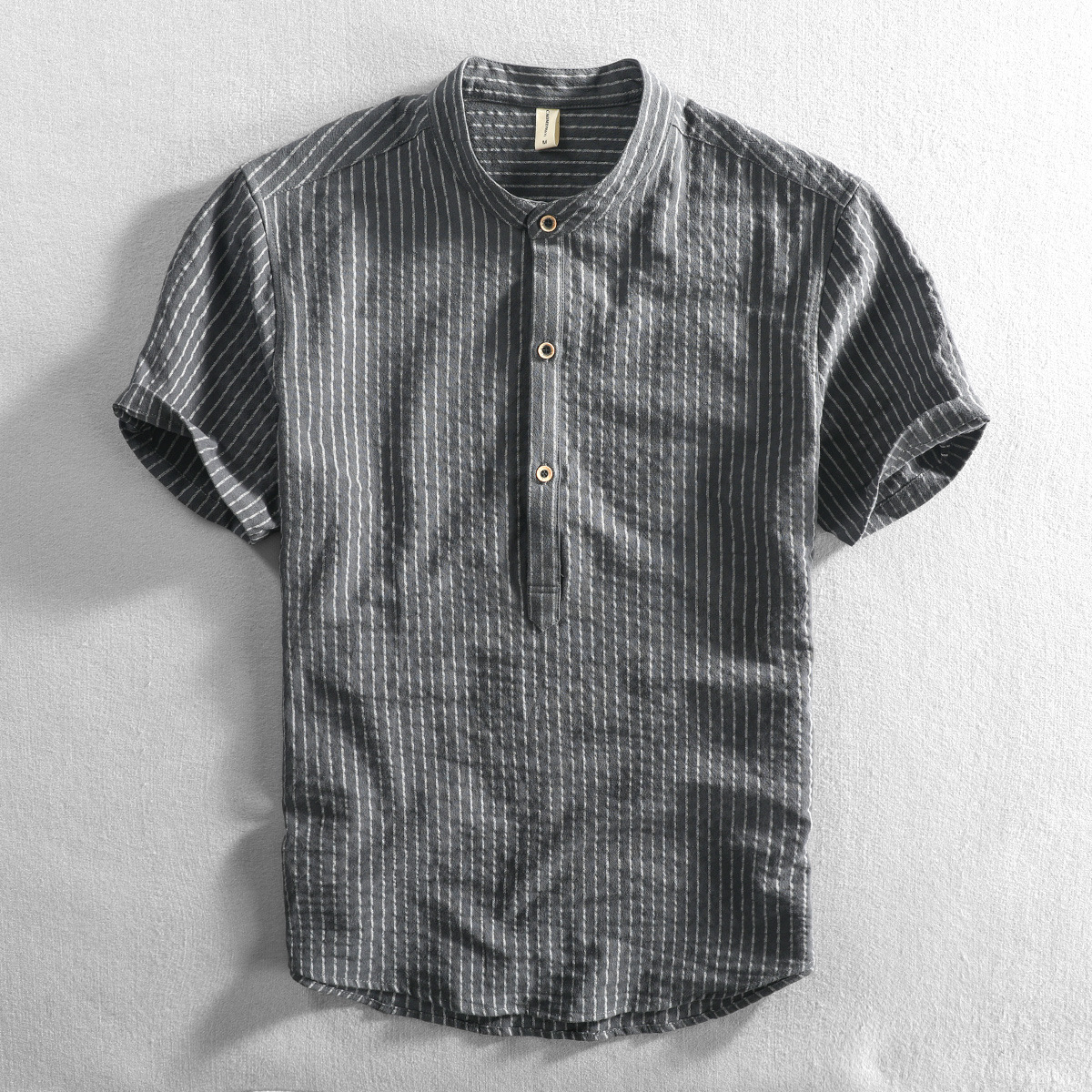 Isla Button-Up Henley Shirt
