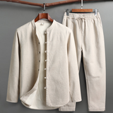 Rafael Men’s Linen Suit – Lightweight Cotton-Blend Set for Summer Style & Breathability