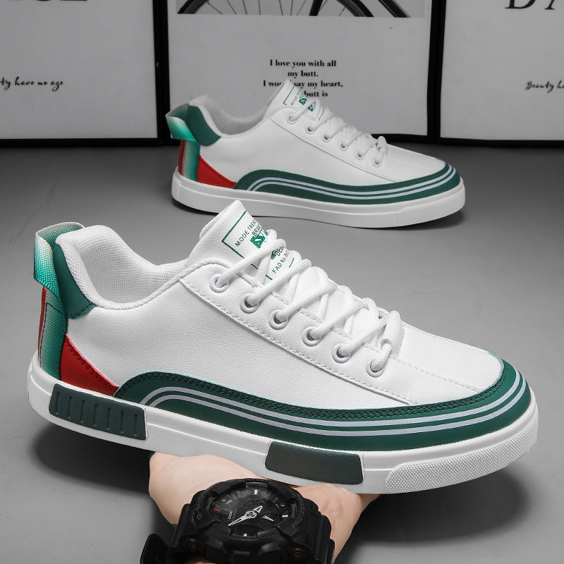 Altheo Men’s Leather Sneakers – Genuine Italian Leather Casual Shoes