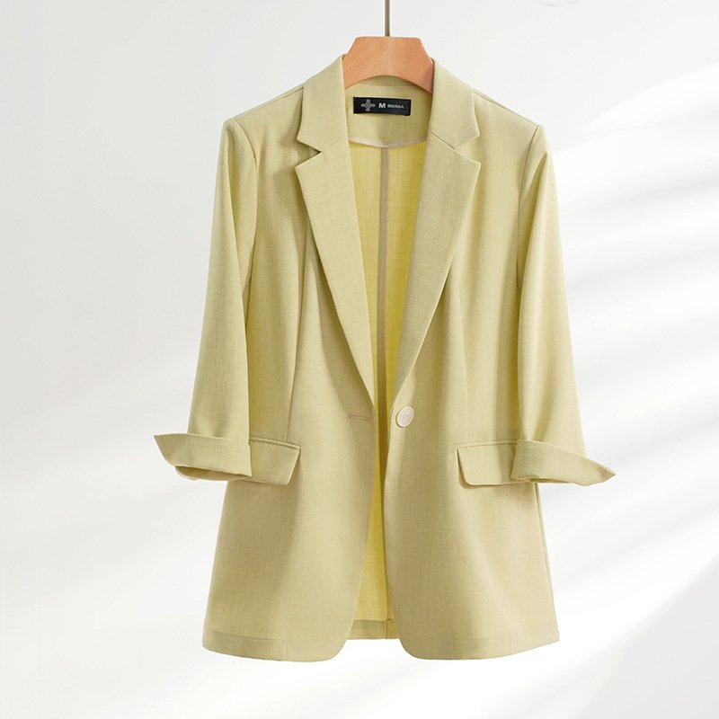 Emilia Women’s Blazer Short Set – Cotton Blend Co-Ord with Tailored Fit & Summer-Ready Style