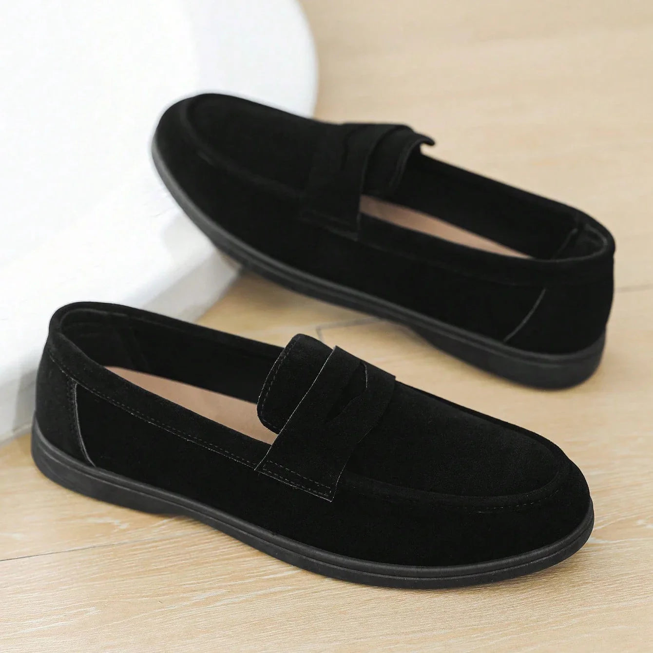 Edward Men’s Suede Loafers – Tailored Casual Shoes