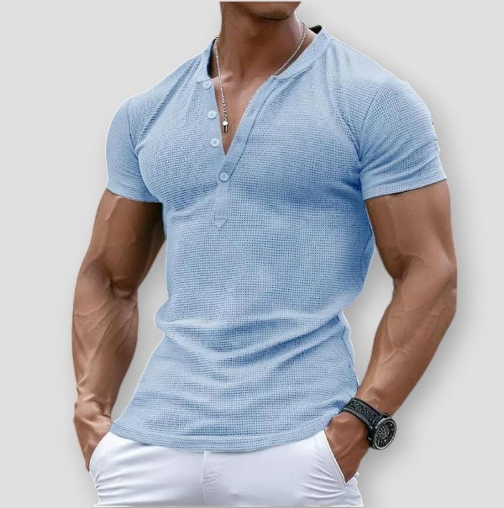 Damon Performance Tee – Sculpted Short Sleeve Shirt for Active Days