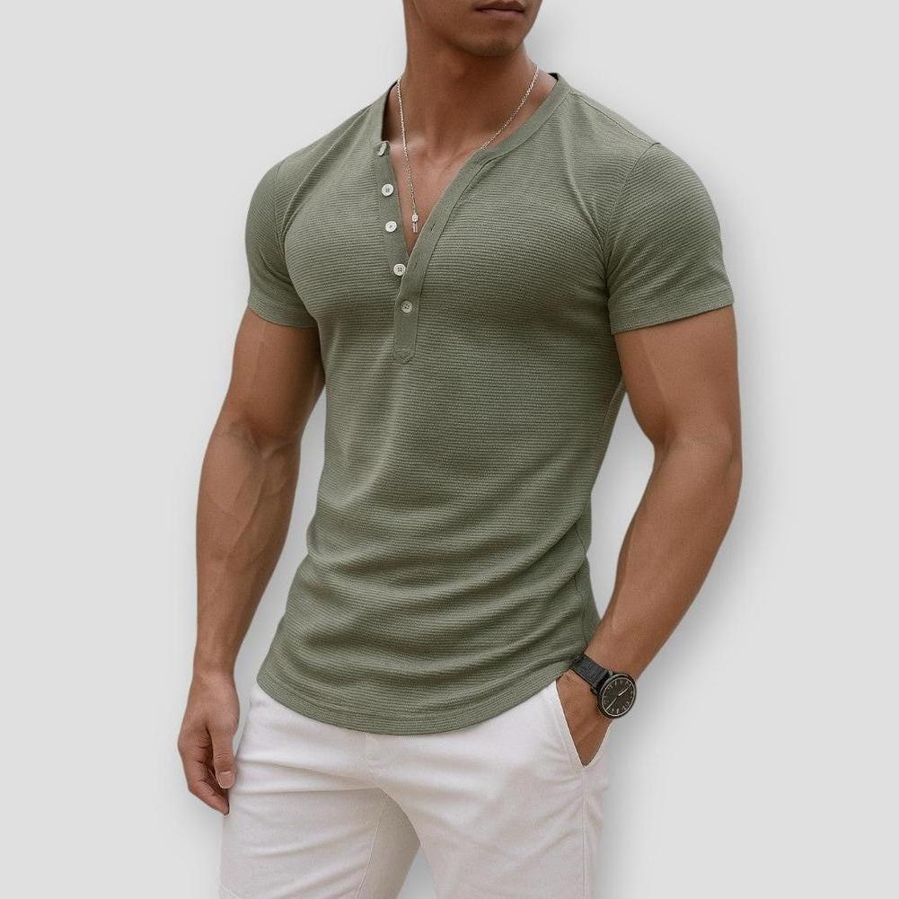 Damon Performance Tee – Sculpted Short Sleeve Shirt for Active Days