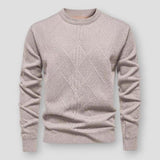Julian Textured Ribbed Knit Sweater