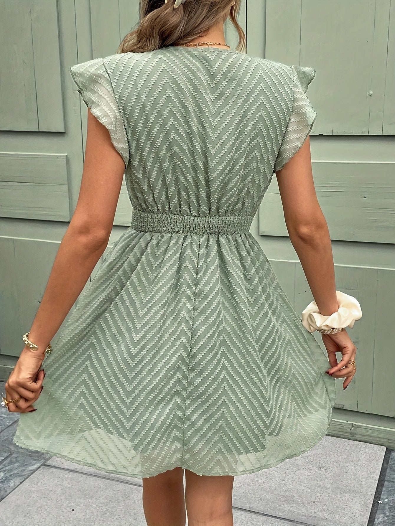 San Francisco Flowy Summer Dress – Soft & Breathable Fabric with Flattering V-Neck Design 7